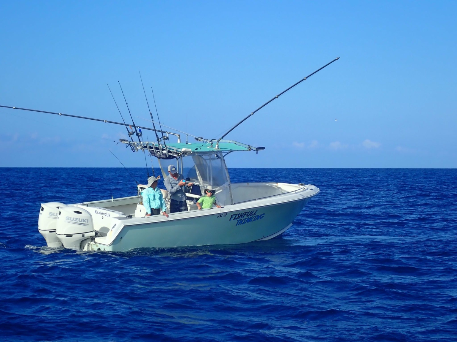 The boats Fishing Adventures Bonaire